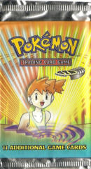 Pokemon Gym Heroes Unlimited Edition Booster Pack - Misty Artwork - LONG PACK